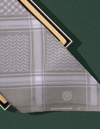 شماغ روايه بلاتينيوم رمادي شماغ روايه بلاتينيوم رمادي