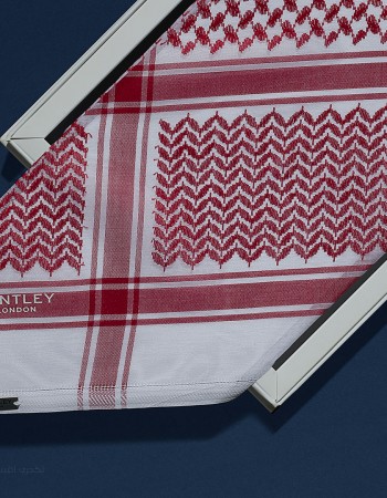 شماغ بنتلي احمر غامق دم الغزال B10 شماغ بنتلي احمر غامق دم الغزال B10