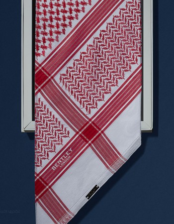 شماغ بنتلي احمر انجليزي B6 شماغ بنتلي احمر انجليزي B6