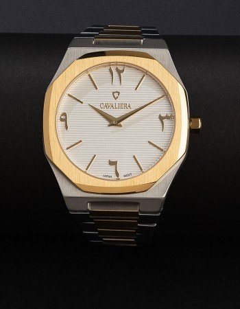 ساعة اليد للرجال ذهبي ابيض كافاليرا CL48GW ساعة اليد للرجال ذهبي ابيض كافاليرا CL48GW