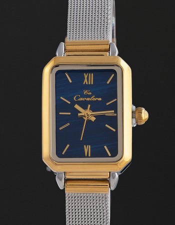 ساعة كافاليرا النسائية بمينا كحلي CL02SG ساعة كافاليرا النسائية بمينا كحلي CL02SG