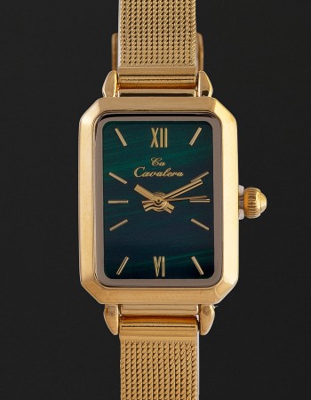 ساعة نسائية ستيل بلون زيتي CL02GN ساعة نسائية ستيل بلون زيتي CL02GN