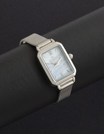 ساعة يد نسائية ستيل بلون فضي CL02SB