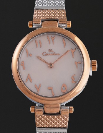 ساعة نسائية ستيل بمينا روز قولد كافاليرا CL03SR ساعة نسائية ستيل بمينا روز قولد كافاليرا CL03SR