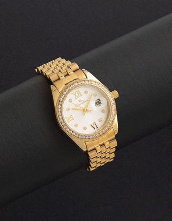 ساعة يد نسائية ستيل بلون ذهبي CL04GW ساعة يد نسائية ستيل بلون ذهبي CL04GW