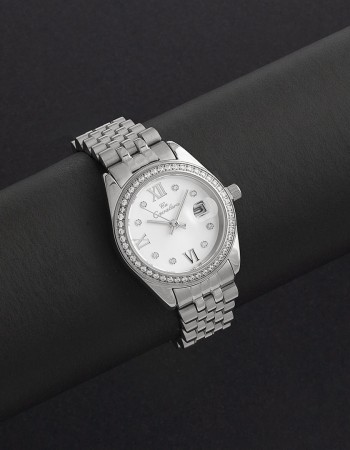 ساعة نسائية ستيل بمينا ابيض كافاليرا CL04SW ساعة نسائية ستيل بمينا ابيض كافاليرا CL04SW