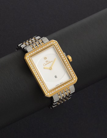 ساعة نسائية ستيل بمينا ابيض كافاليرا CL09SG