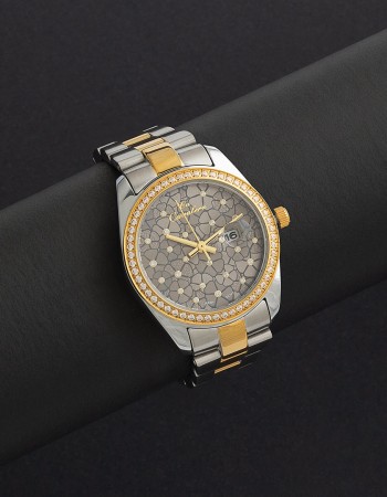 ساعة نسائية ستيل بمينا اسود كافاليرا CL14SB