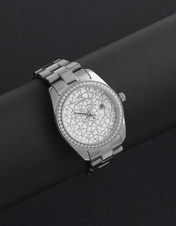 ساعة نسائية ستيل بلون فضي CL14SW