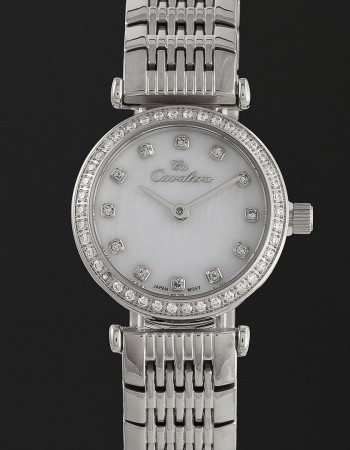 ساعة نسائية ستيل بمينا ابيض كافاليرا CL16SW ساعة نسائية ستيل بمينا ابيض كافاليرا CL16SW