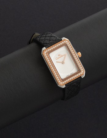 ساعة كافاليرا النسائية بمينا ابيض CL18BR ساعة كافاليرا النسائية بمينا ابيض CL18BR