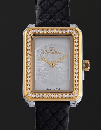 ساعة نسائية جلد بلون اسود CL18BG ساعة نسائية جلد بلون اسود CL18BG