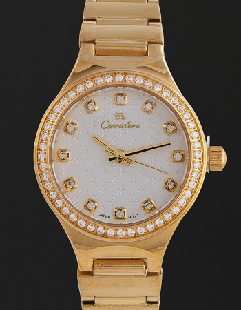 ساعة نسائية ستيل بمينا ابيض كافاليرا CL19GW ساعة نسائية ستيل بمينا ابيض كافاليرا CL19GW