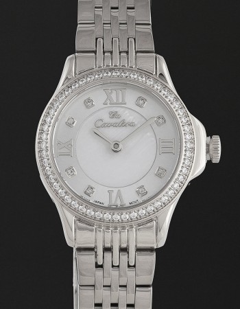 ساعة نسائية ستيل بمينا ابيض كافاليرا CL23SS ساعة نسائية ستيل بمينا ابيض كافاليرا CL23SS