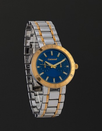 ساعة رجالية ستيل ومينا ازرق كاروسيل CA431GU ساعة رجالية ستيل ومينا ازرق كاروسيل CA431GU