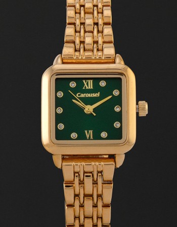 ساعة نسائية ماركة كاروسيل ذهبي CA401GN