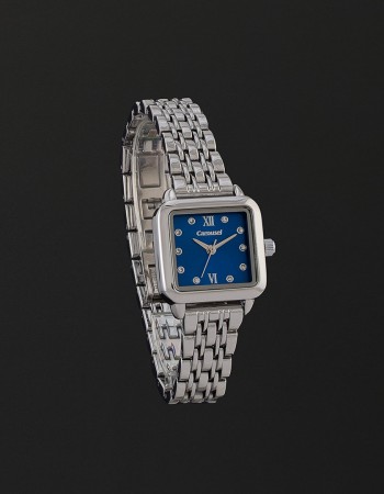 ساعة كاروسيل نسائية مينا ازرق CA401SU