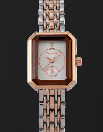 ساعة نسائية ماركة كاروسيل قولد روز CA409SR ساعة نسائية ماركة كاروسيل قولد روز CA409SR