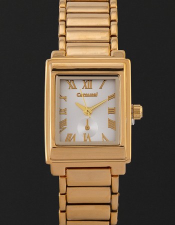 ساعة نسائية ستيل ذهبي كاروسيل CA413GW