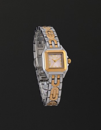 ساعة كاروسيل نسائية مينا ابيض CA414SW