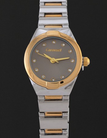 ساعة نسائية ستيل فضي كاروسيل CA433SY ساعة نسائية ستيل فضي كاروسيل CA433SY