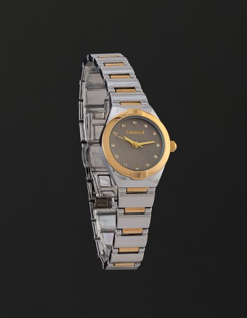 ساعة نسائية ستيل فضي كاروسيل CA433SY ساعة نسائية ستيل فضي كاروسيل CA433SY