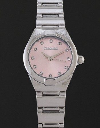 ساعة نسائية ماركة كاروسيل فضي CA433SP