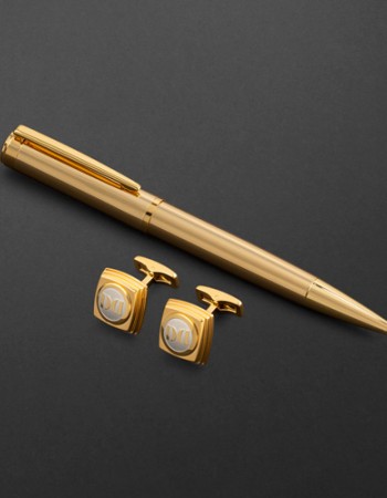 طقم قلم وكبك ماركة الدهنج D2136GG طقم قلم وكبك ماركة الدهنج D2136GG