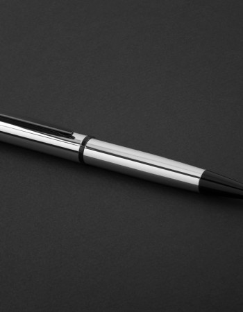 طقم قلم وكبك فضي اسود ماركة الدهنج D2163SB طقم قلم وكبك فضي اسود ماركة الدهنج D2163SB