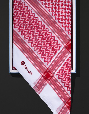 شماغ ديفون احمر غامق 2024