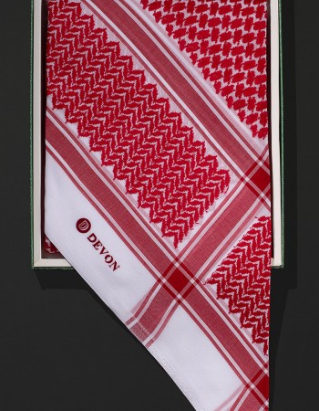 شماغ ديفون احمر غامق كلاسيك 2024