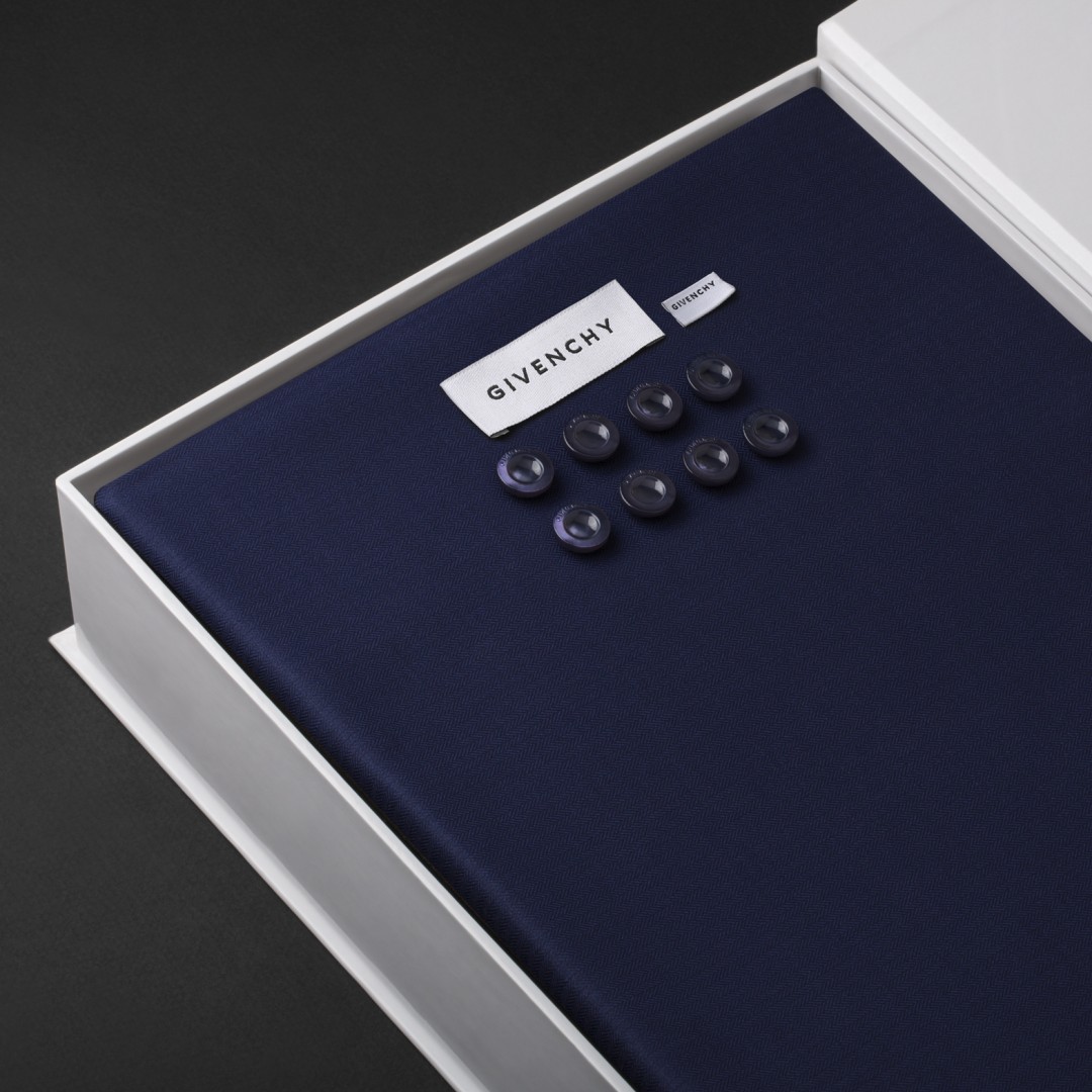 قماش شتوي رجالي صوف كحلي جيفنشي 11-5 - GIVENCHY