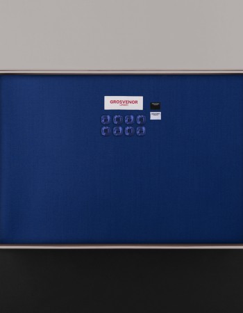 قماش شتوي رجالي صوف أزرق غامق جروفنر 25089