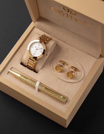 طقم ساعة وكبك وقلم ماركة S2014GG طقم ساعة وكبك وقلم ماركة S2014GG