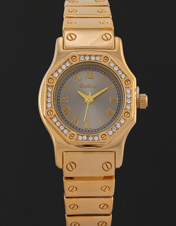 ساعة نسائية ستيل ذهبي جولنار GU113GY