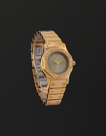 ساعة نسائية ستيل ذهبي جولنار GU113GY