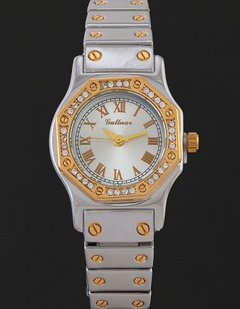 ساعة نسائية ماركة جولنار فضي GU113SW