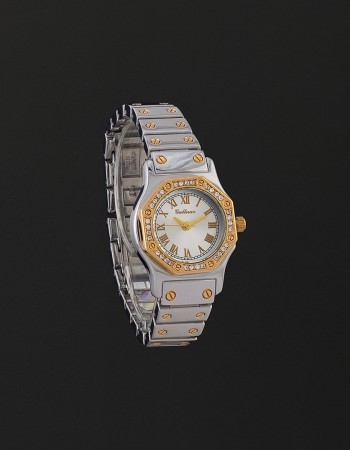 ساعة نسائية ماركة جولنار فضي GU113SW