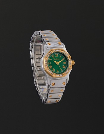 ساعة جولنار نسائية مينا اخضر GU113SG