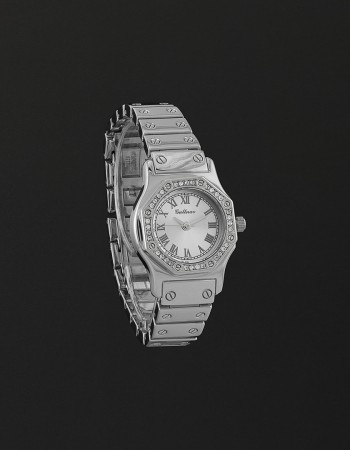 ساعة نسائية ستيل فضي جولنار GU113SS