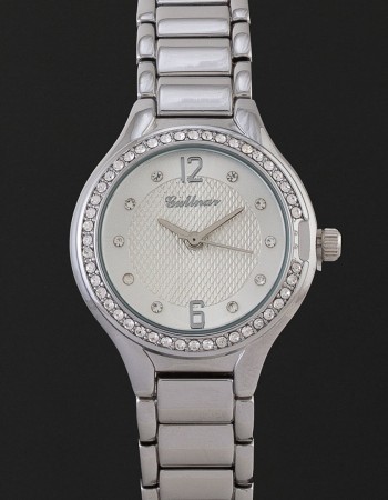 ساعة جولنار نسائية مينا ابيض GU118SW