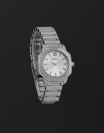 ساعة جولنار نسائية مينا ابيض GU122SS