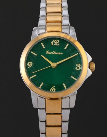 ساعة يد نسائية مينا اخضر جولنار GU124SG