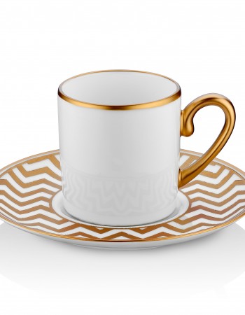 طقم فناجين قهوة زيقزاق قولد 0492 طقم فناجين قهوة زيقزاق قولد 0492
