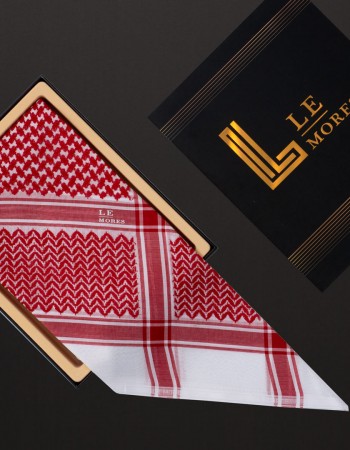 شماغ لي موريس احمر كلاسيك 2023