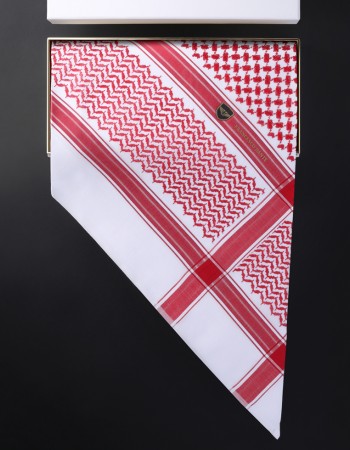 شماغ فرانشيسكو دانتي احمر F.D-R شماغ فرانشيسكو دانتي احمر F.D-R