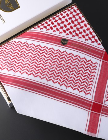 شماغ فرانشيسكو دانتي احمر F.D-R شماغ فرانشيسكو دانتي احمر F.D-R