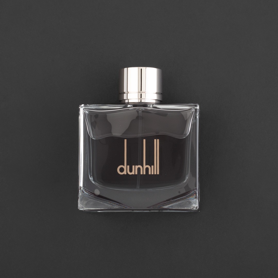 هدية عطر دنهل بلاك مع وردة وشمعة - DUNHILL
