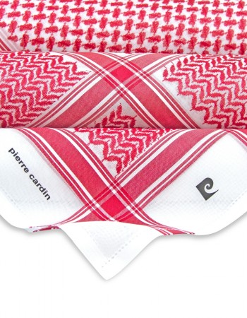 شماغ بيير كاردان احمر مودرن 2023 شماغ بيير كاردان احمر مودرن 2023