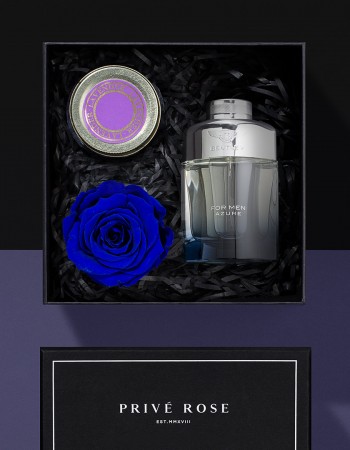 هدية عطر بنتلي ازيور فور مان مع وردة وشمعة هدية عطر بنتلي ازيور فور مان مع وردة وشمعة
